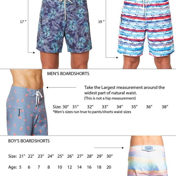 Just Bones Key West Boys Board Shorts NWT size 30 - Picture 2 of 2